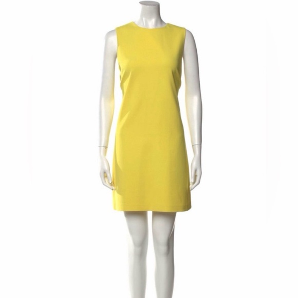 Alice + Olivia Coley Yellow Mini Dress - Picture 2 of 6